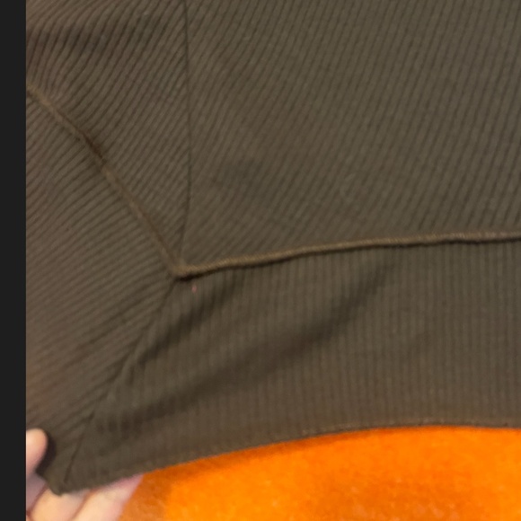 Zara brown long ribbed handkerchief midi dress NWT - Picture 4 of 9